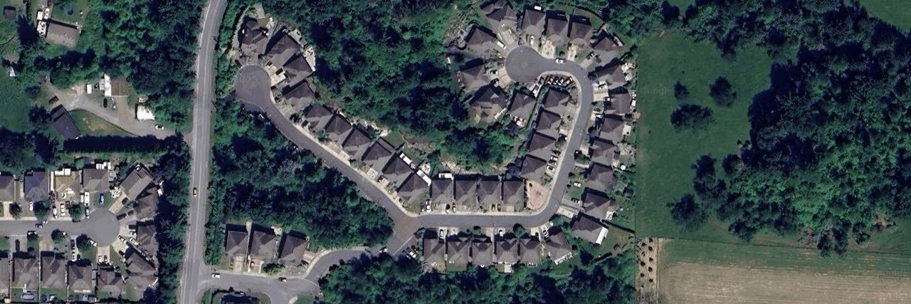 Abbey Meadows aerial view