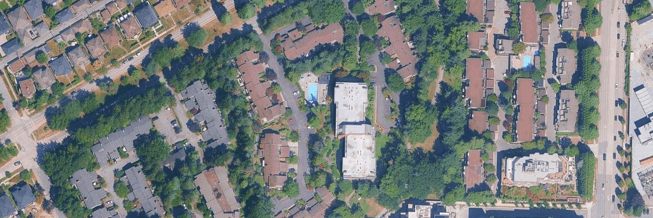 Arbutus Village aerial view