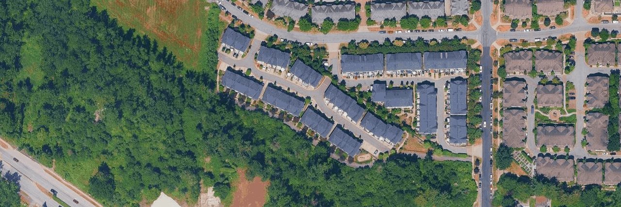 Brookside aerial view