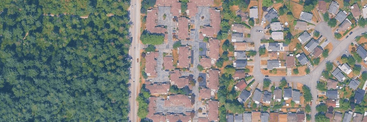 The Mansions aerial view