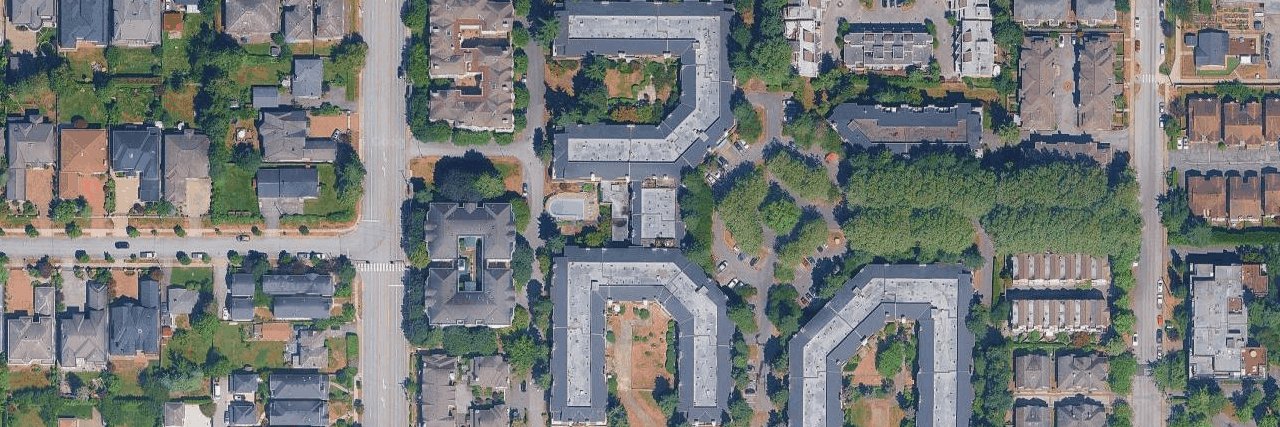 Dorchester Circle aerial view