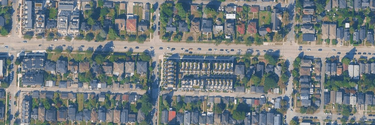 Just West aerial view