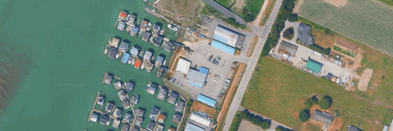 Marina Wes Del aerial view