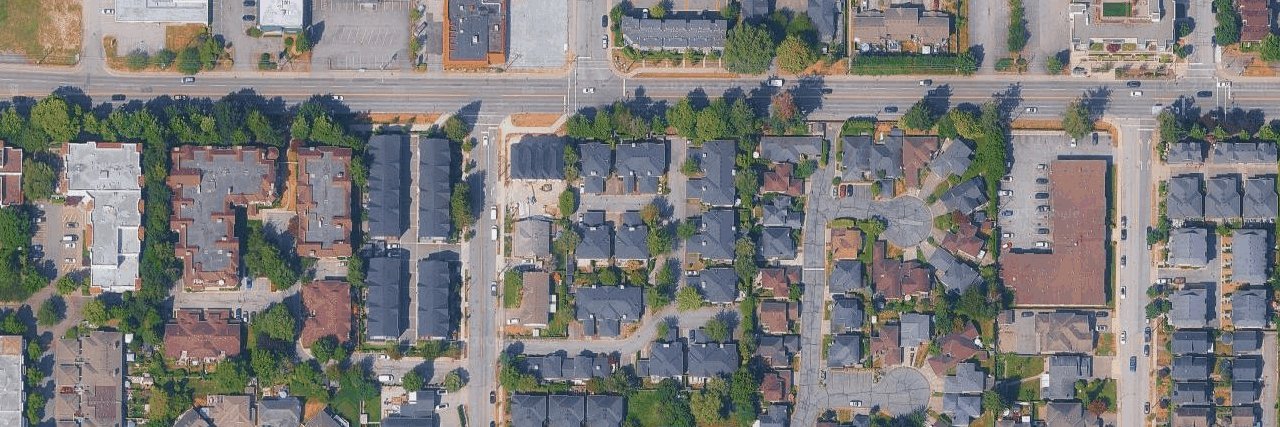 Wrenley Row aerial view