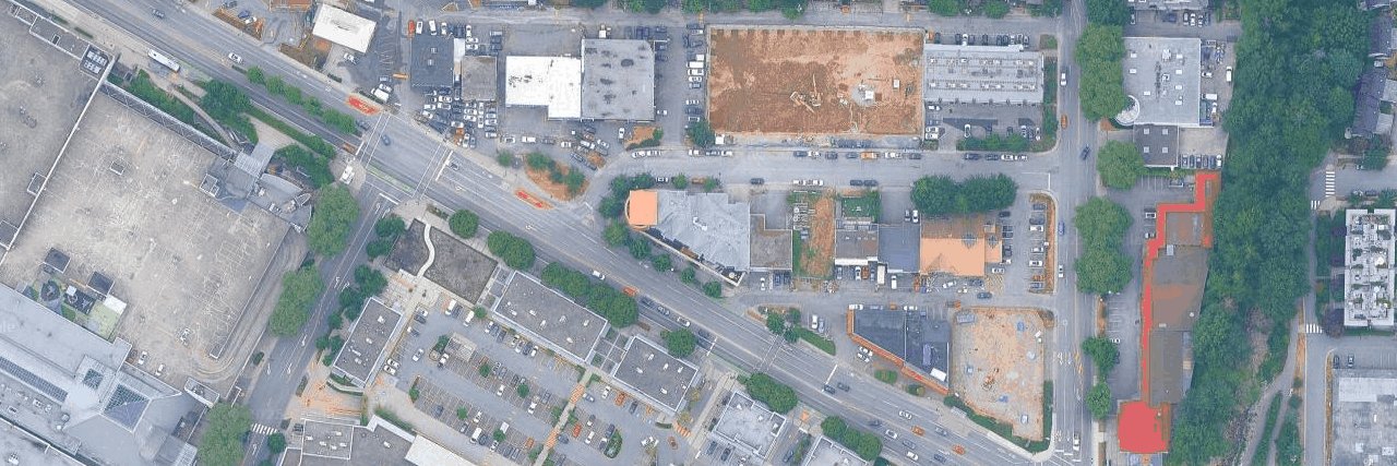 The Vue aerial view