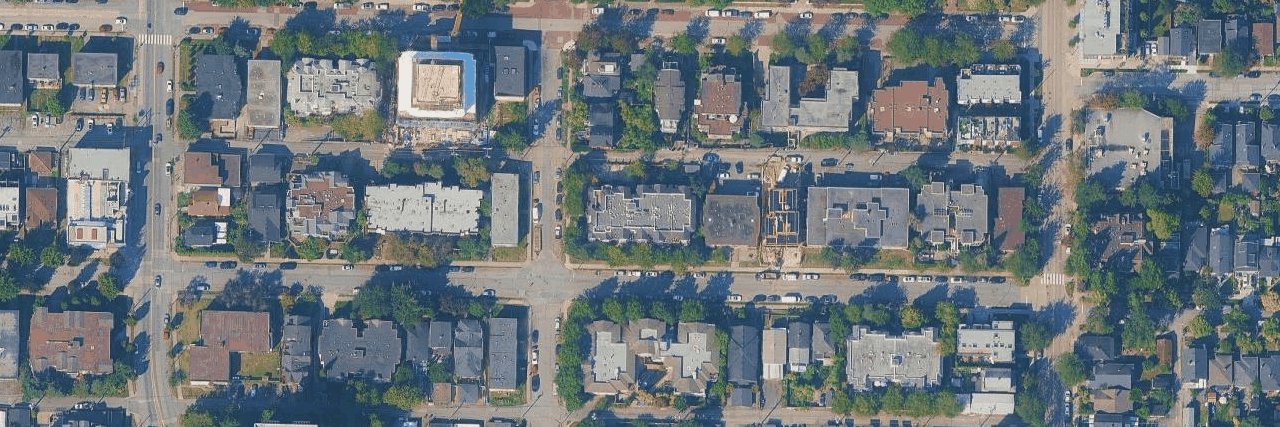 Georgia Court aerial view