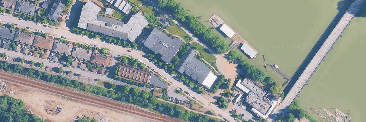Village At Bedford Landing aerial view