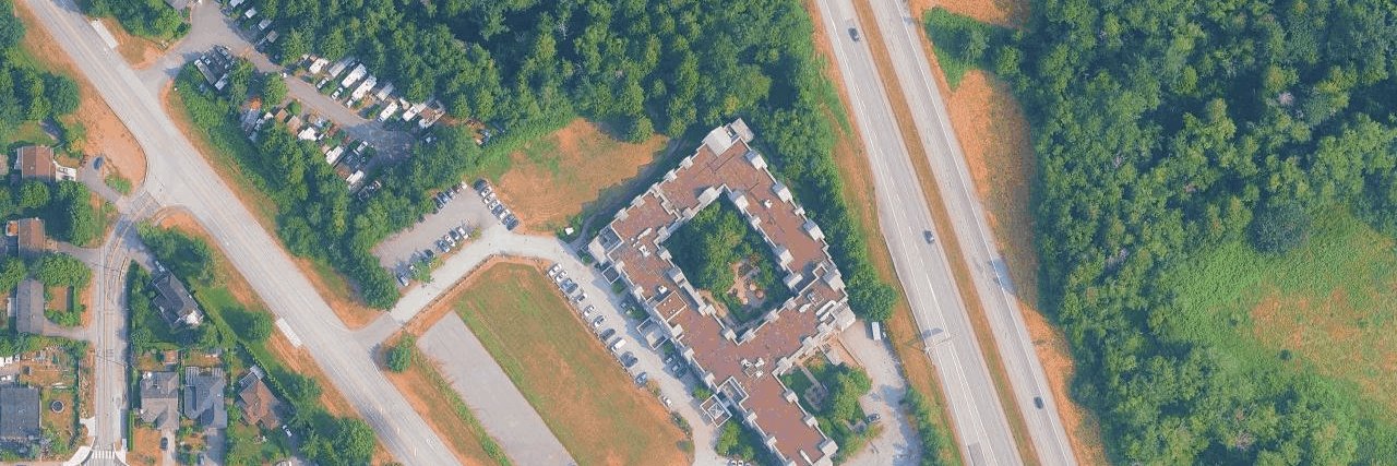 Crescent Gardens aerial view
