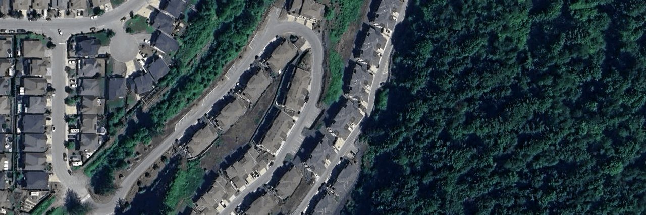 Hillcrest Lane aerial view