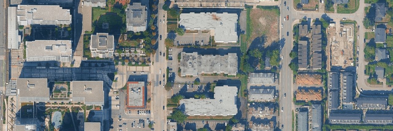 The Crestwood aerial view