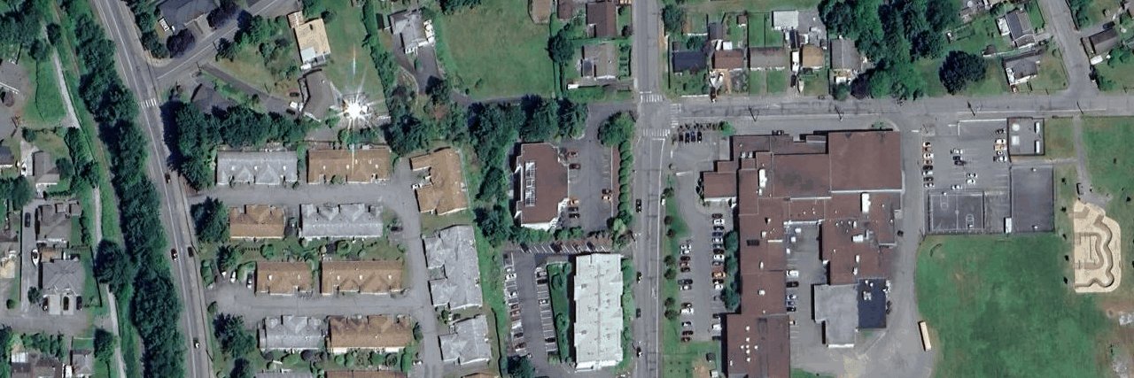 THE CHEMAINUS aerial view