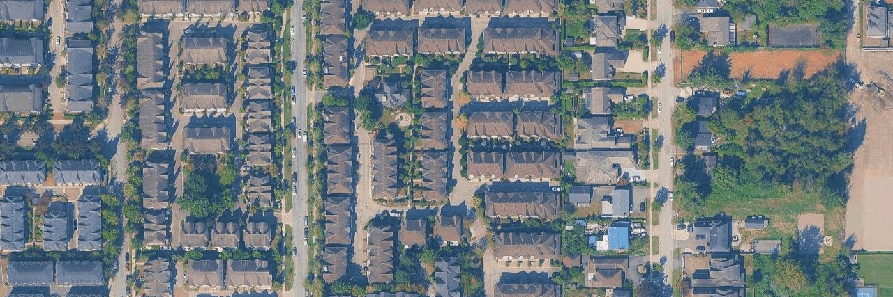 Barrington Walk aerial view