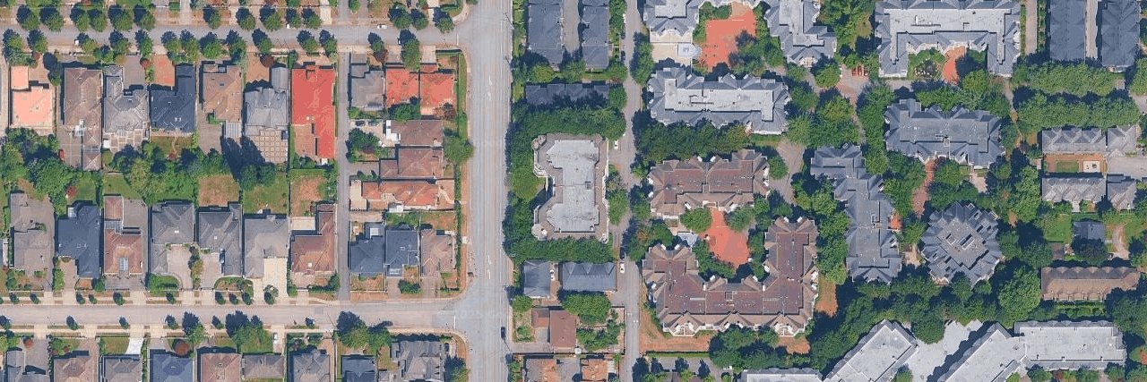 Huntington Manor aerial view