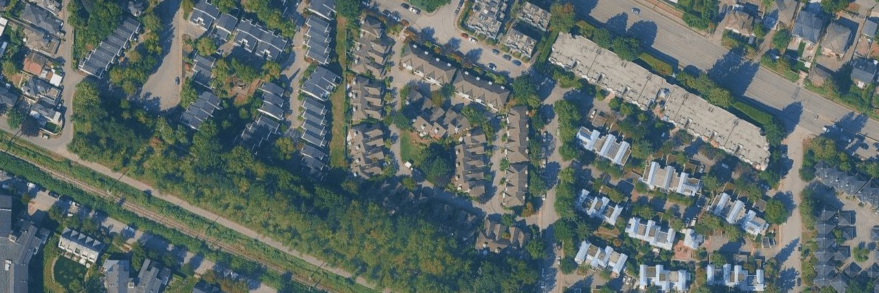 Riverside Terrace aerial view