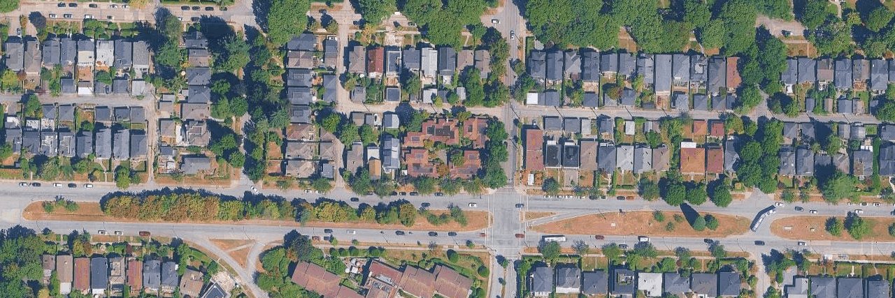 Blenheim Place aerial view