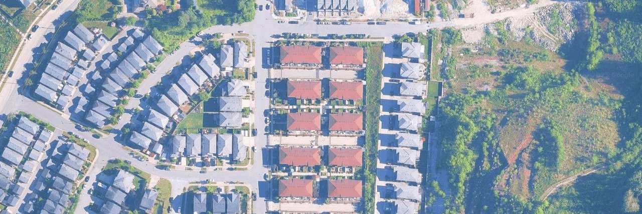 Terraces aerial view