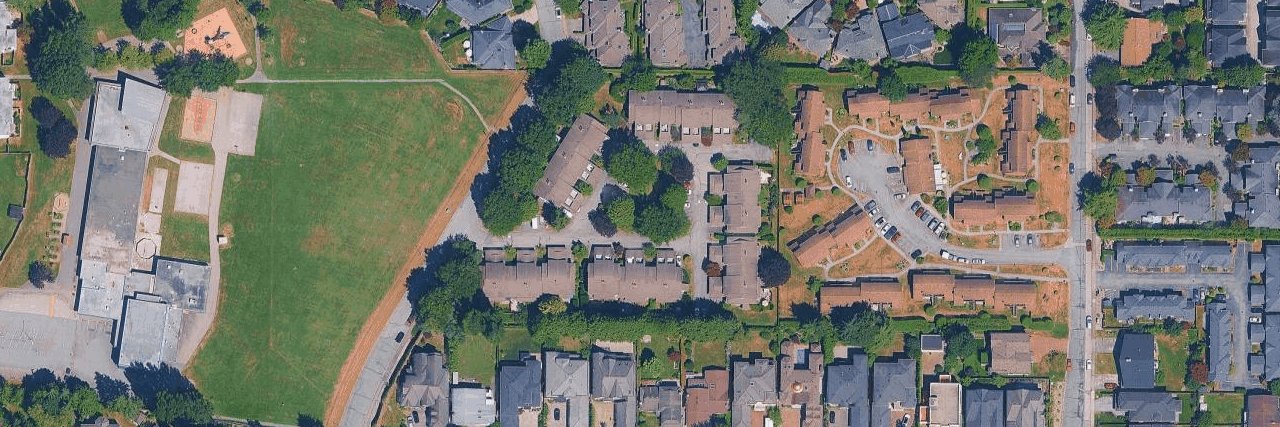 Laurelwood Gardens aerial view