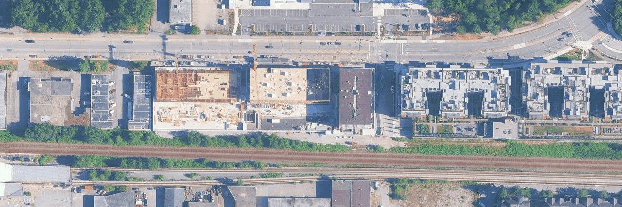 Moody Yards aerial view