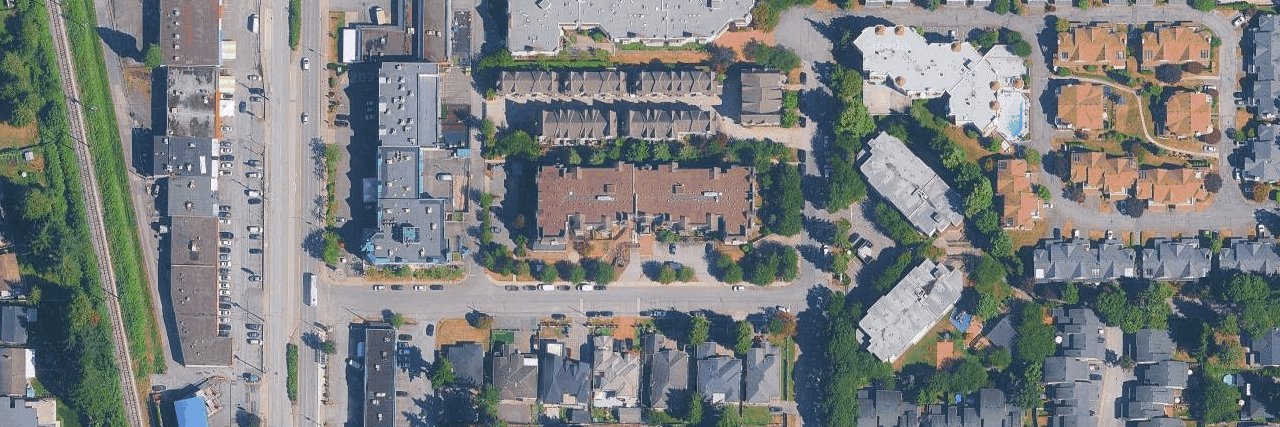 The Tamoron Building aerial view