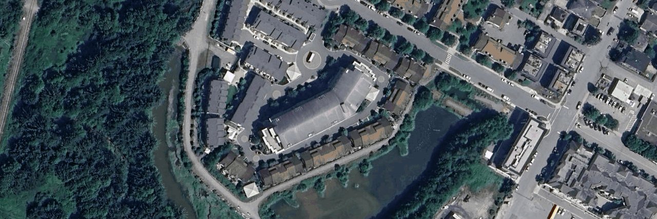 Aqua aerial view
