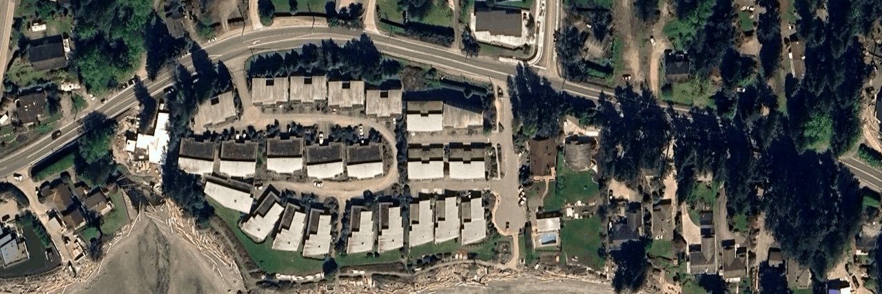Wakefield Beach - Second Wave aerial view
