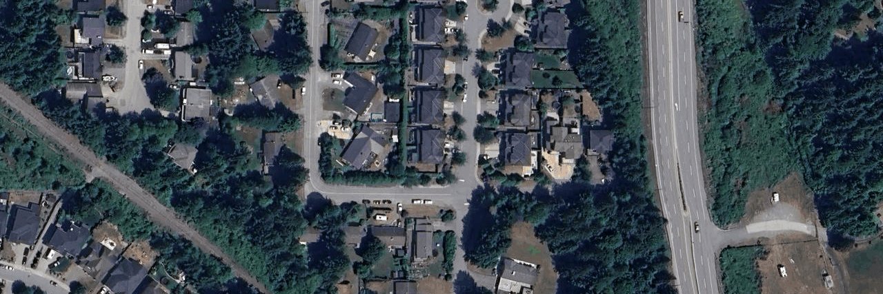 Honey Lane aerial view