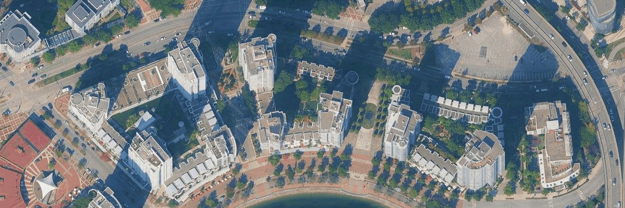 Marinaside Resort aerial view