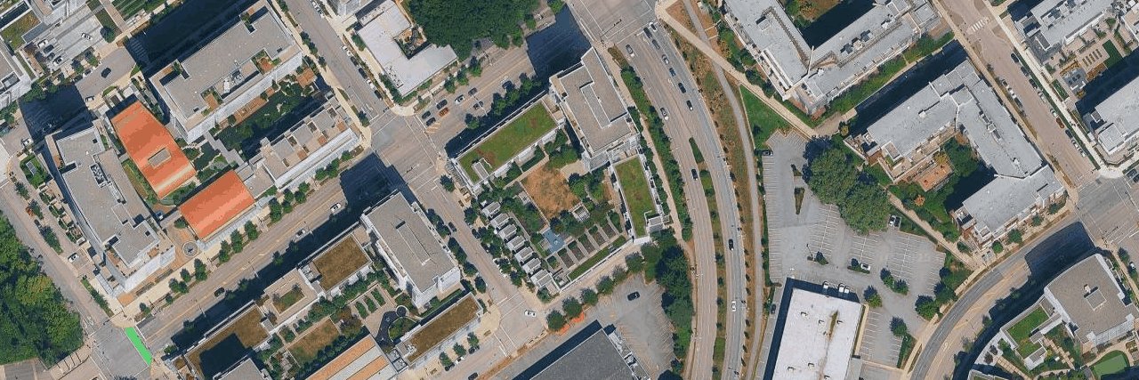 River Park Place Tower 1 aerial view
