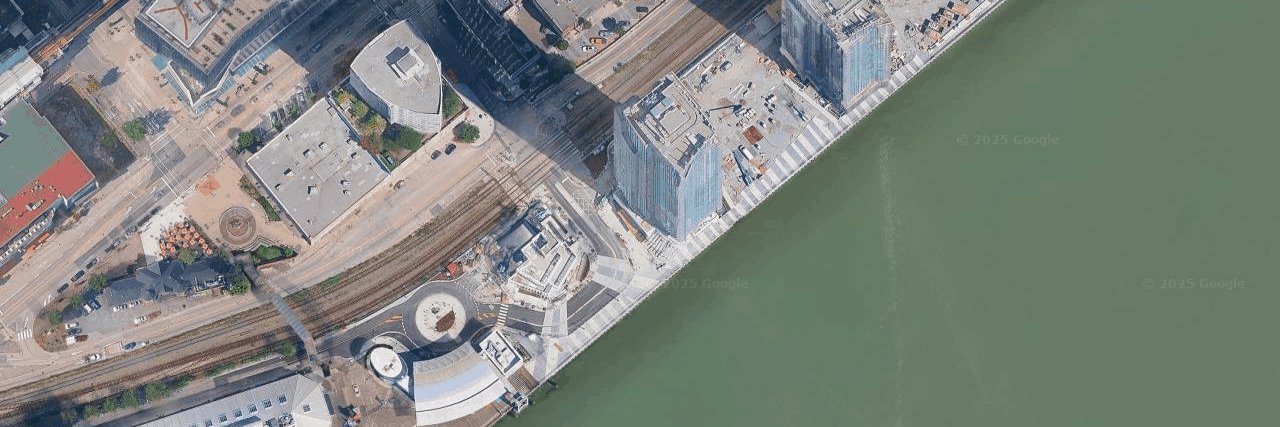Pier West aerial view