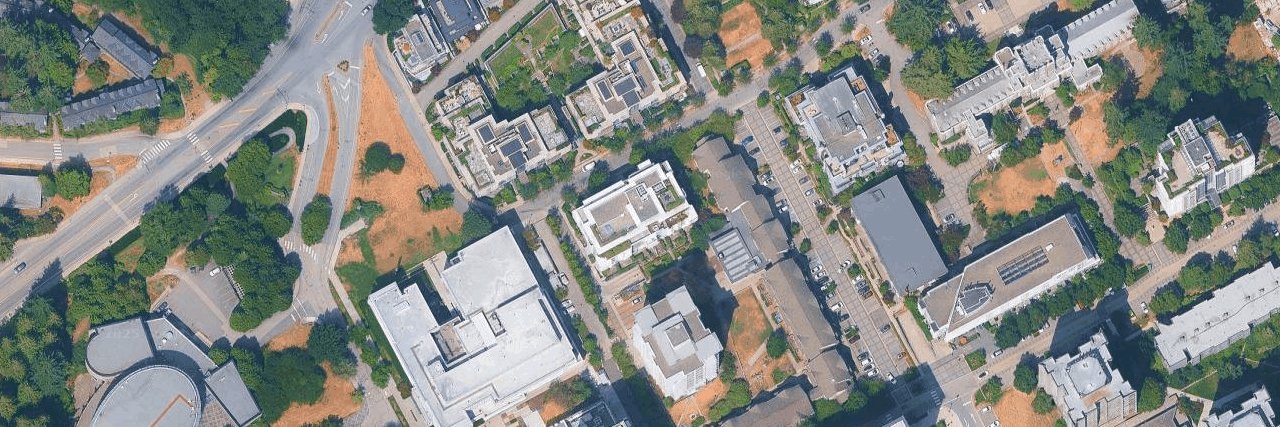 Stirling House aerial view
