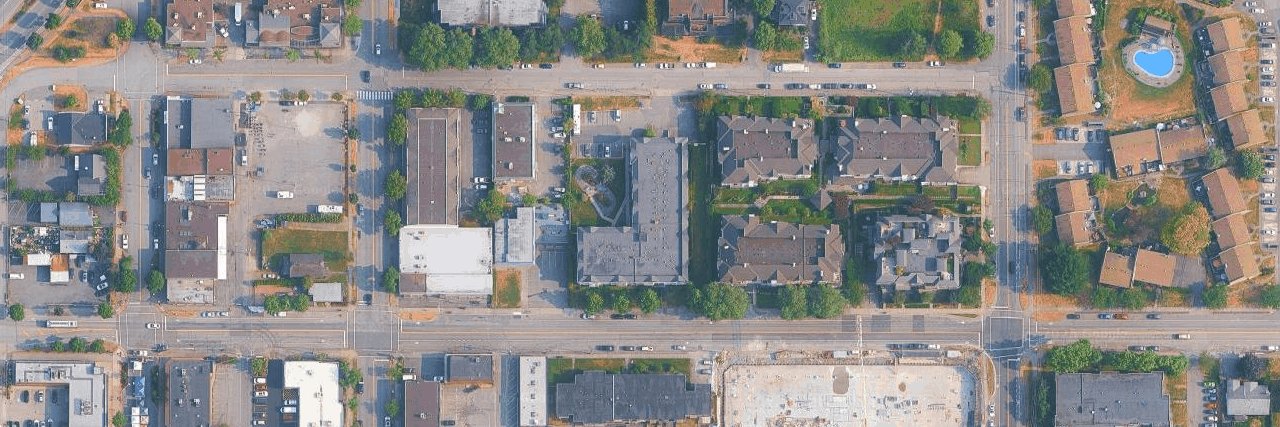Carriage House aerial view