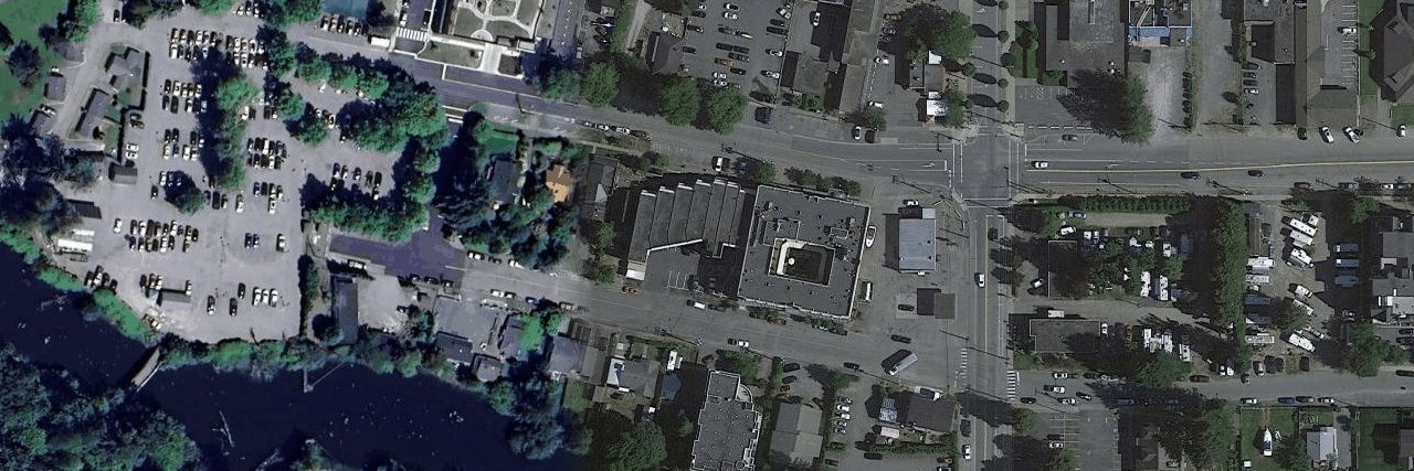 Comai Building aerial view