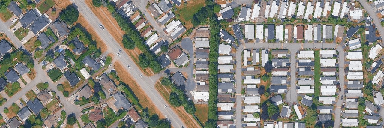 Park Lane aerial view