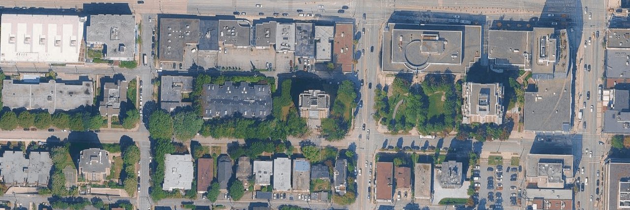 Hennessy House aerial view