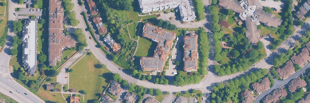 Rosewood Court aerial view