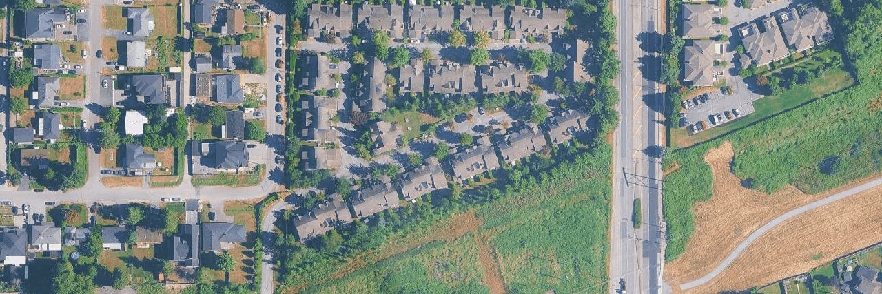 Chatham Lane aerial view