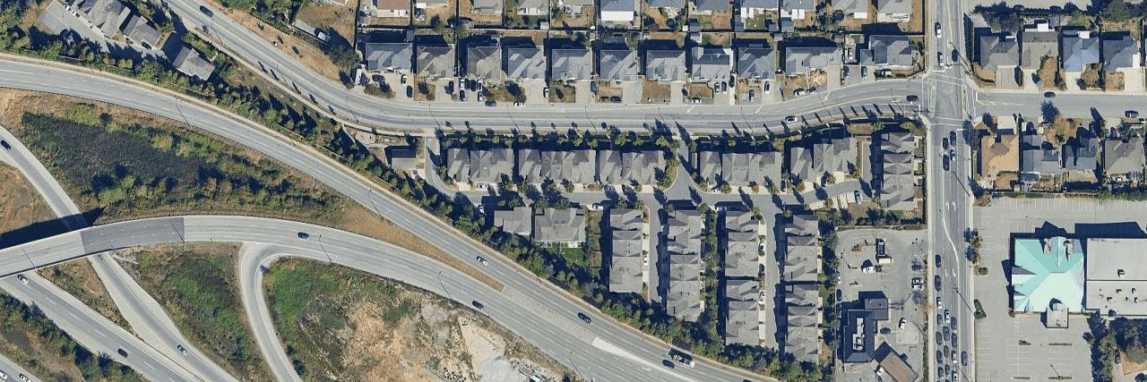 Luna Homes aerial view