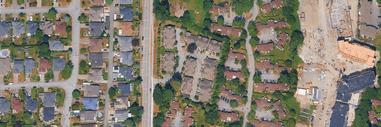 Bakerview Terraces aerial view