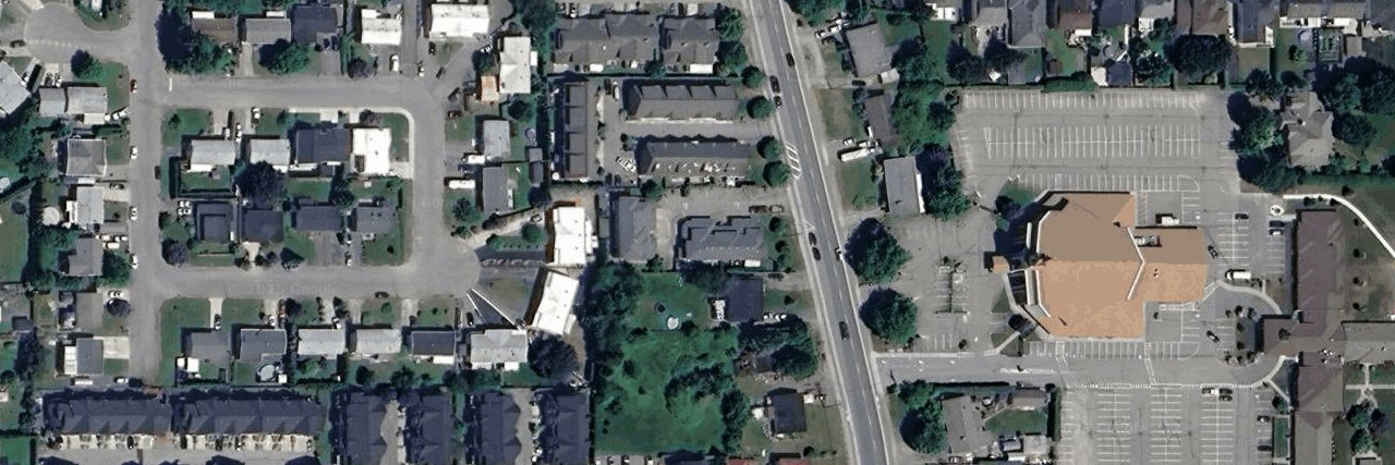 Magnolia Court aerial view