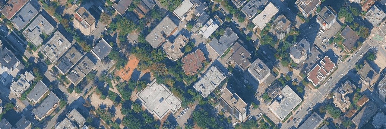 Hampstead House aerial view