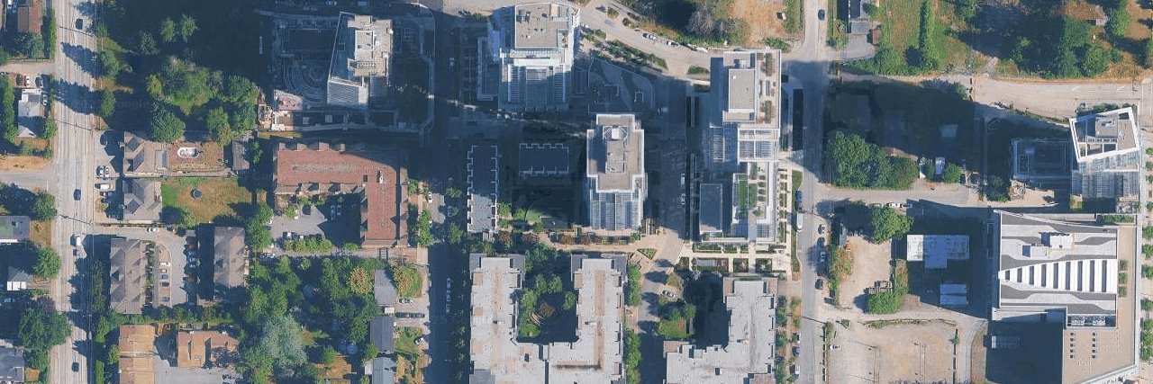 Ultra, Surrey City Centre aerial view