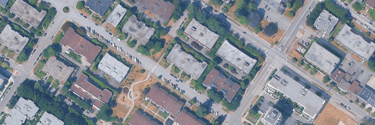 Cragmont Place aerial view