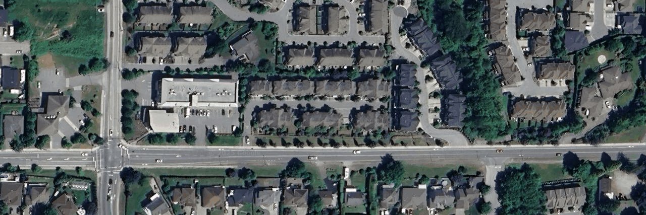 Wisteria Heights aerial view