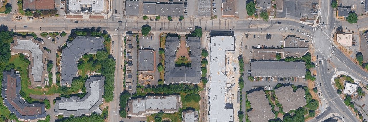 The Bentley aerial view