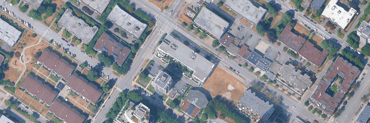 West Third aerial view