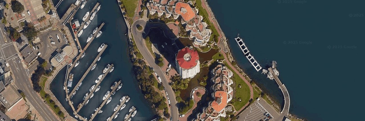 CAMERON ISLAND aerial view