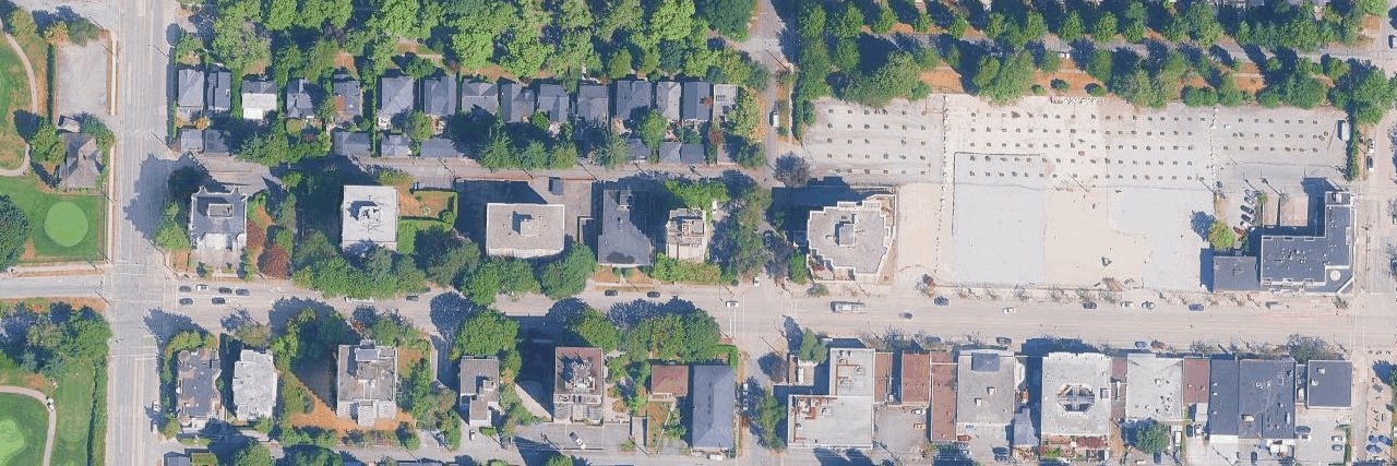 Point Grey Towers aerial view