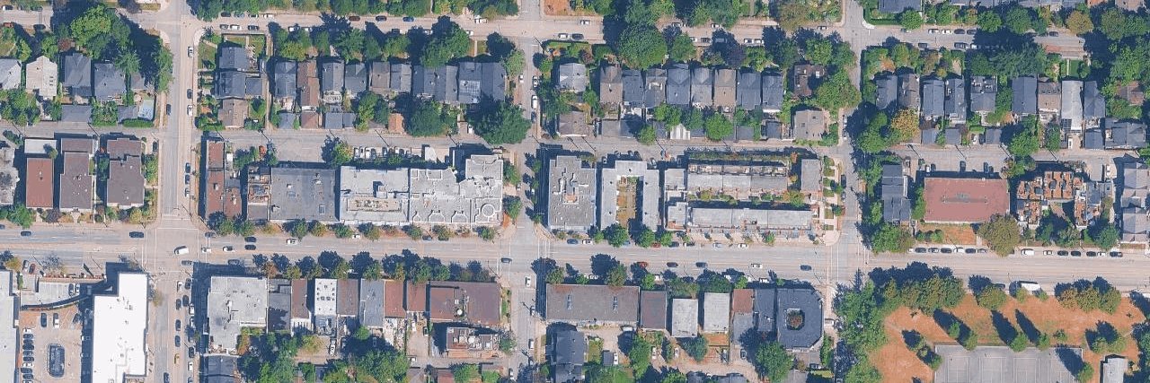 The Breeze aerial view