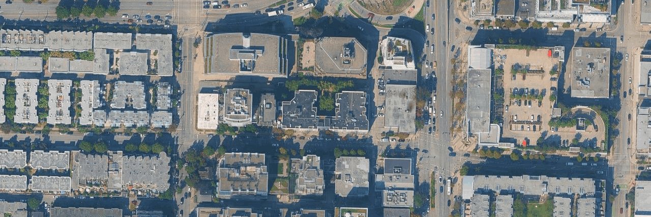 Beverly Gardens aerial view