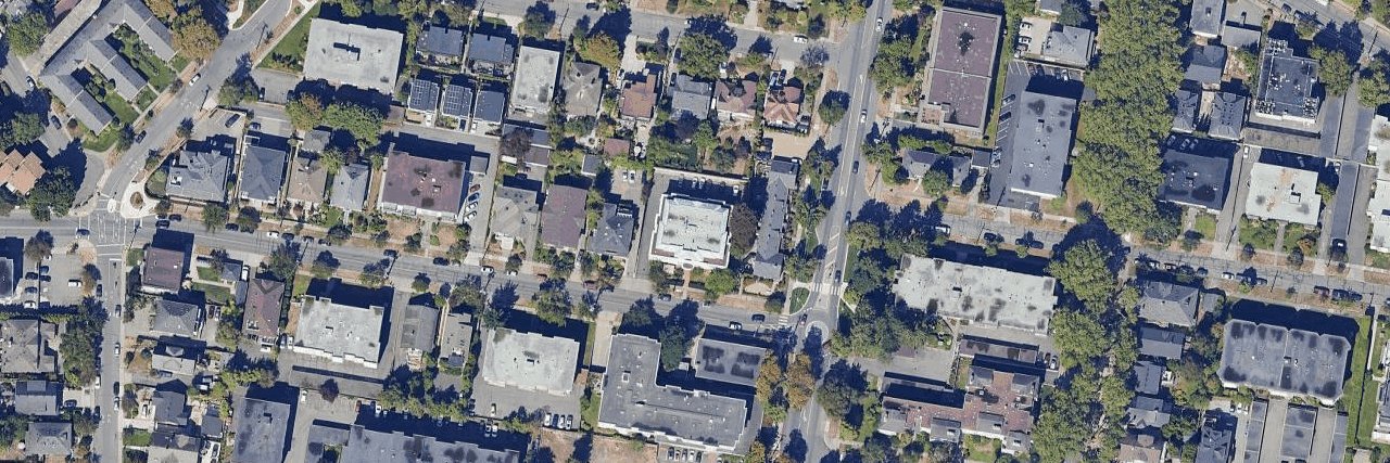 Minton House aerial view